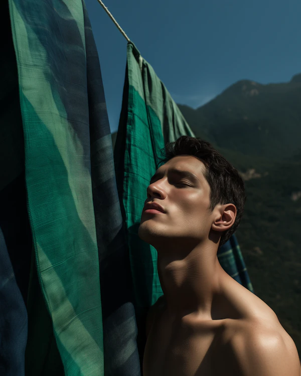 Serene Outdoor Portrait