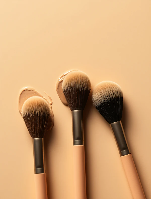 Elegant Makeup Brushes