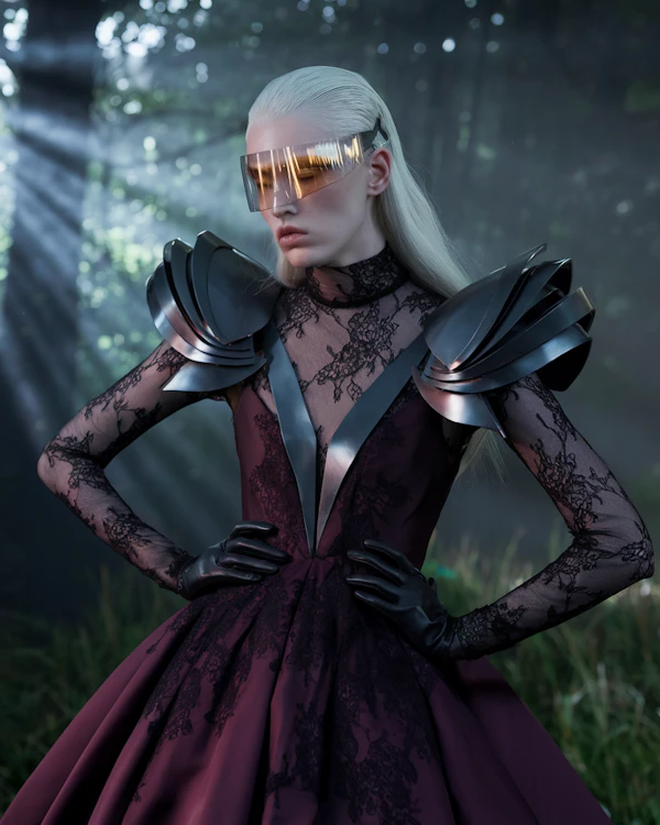 Futuristic Forest Figure