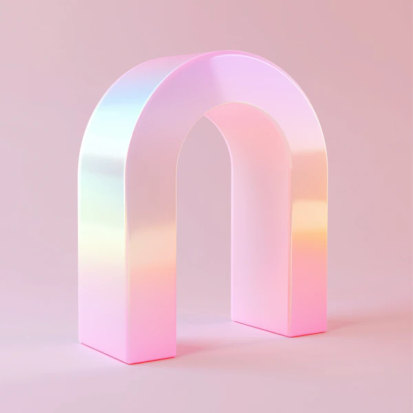 Pastel Gradient Arch
