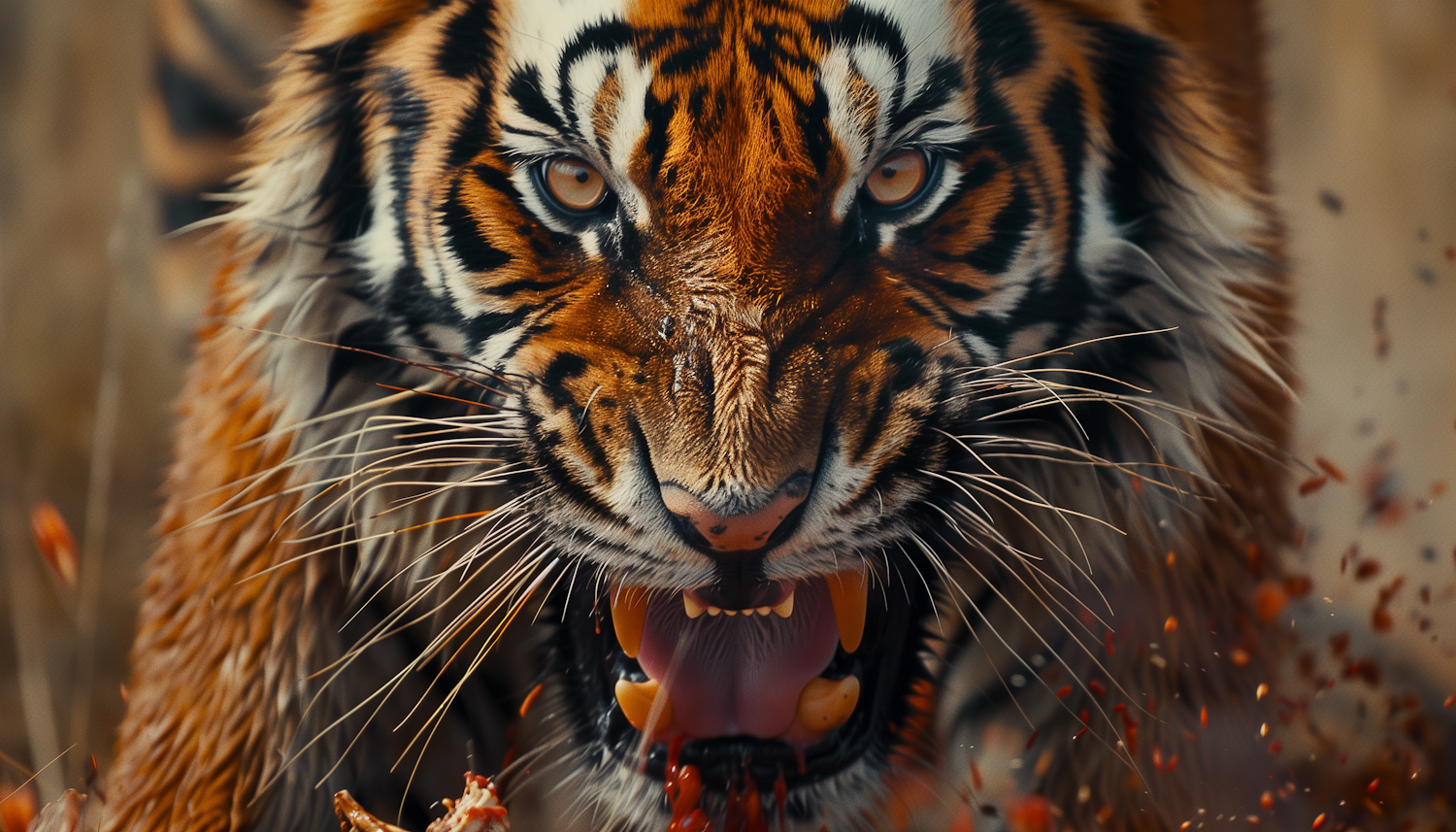 Intense Tiger Roar