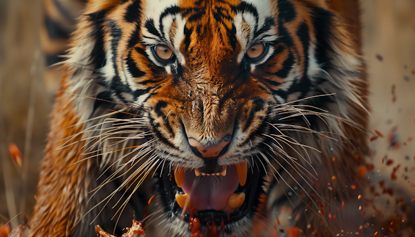 Intense Tiger Roar