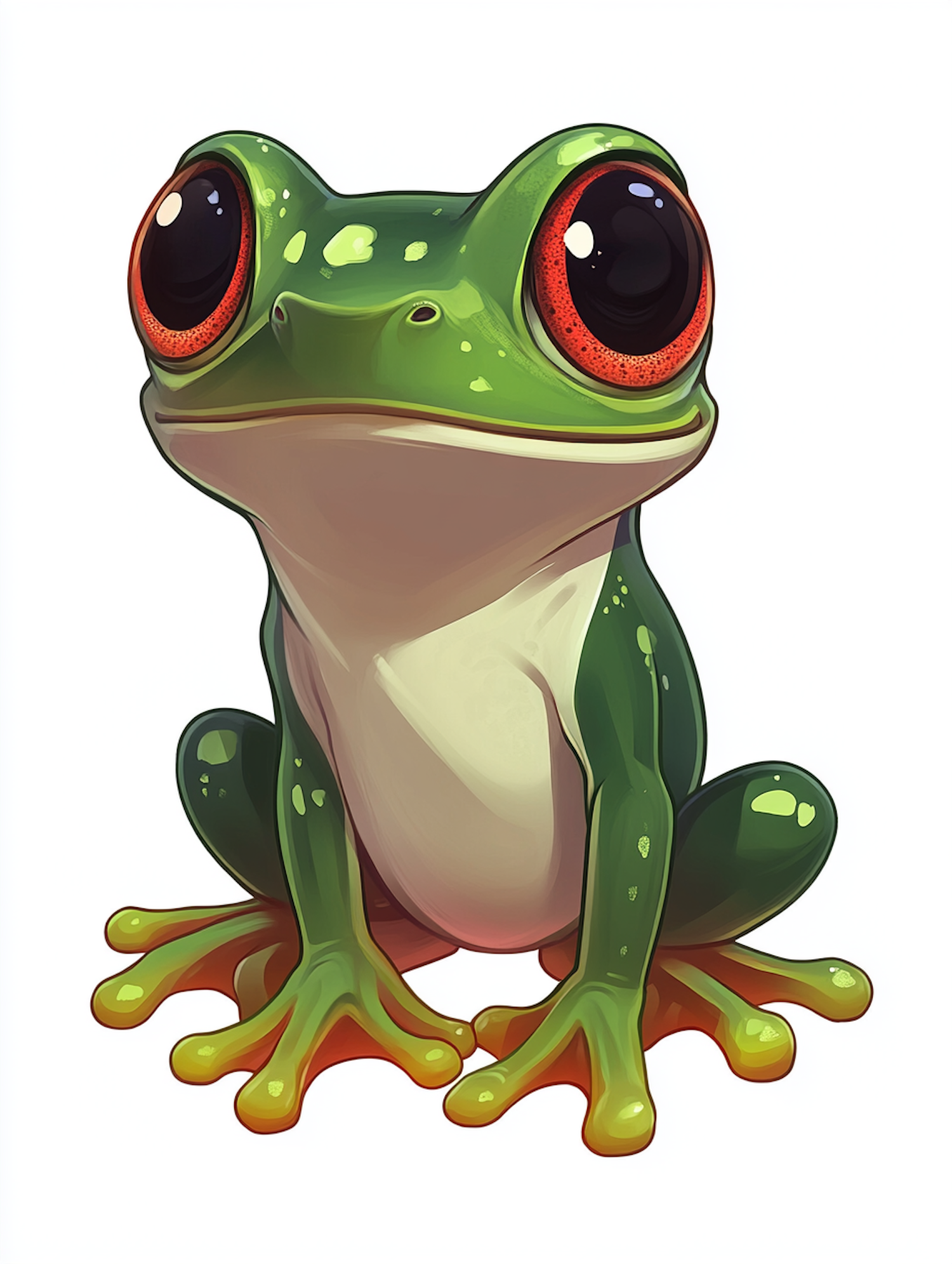 Cartoon Frog Illustration