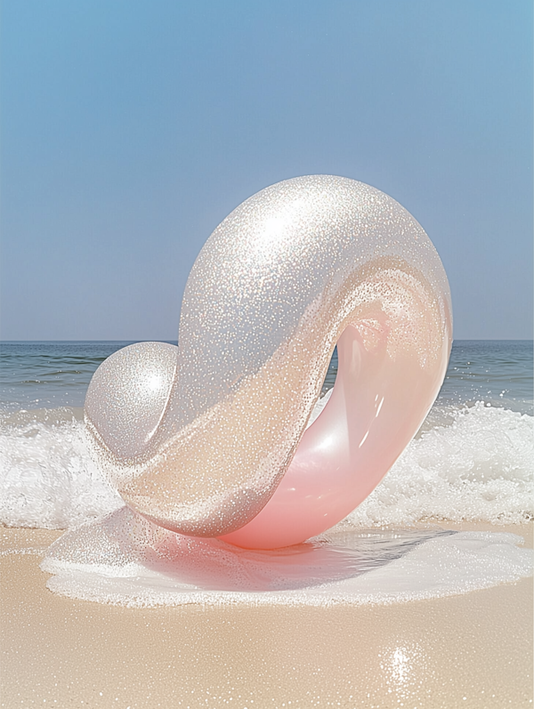 Abstract Seaside Sculpture