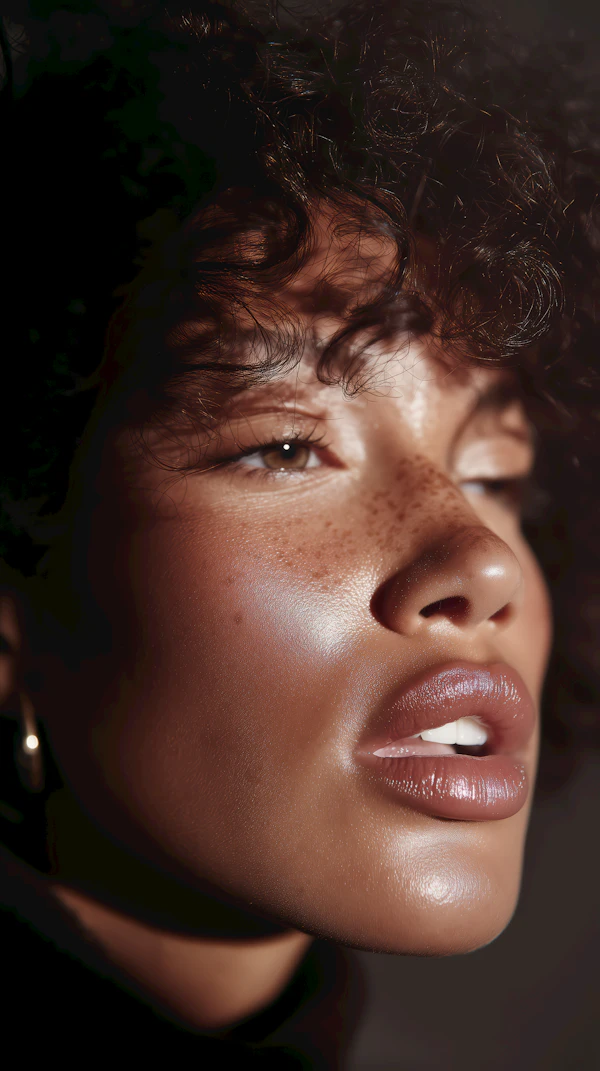 Freckled Portrait Glow