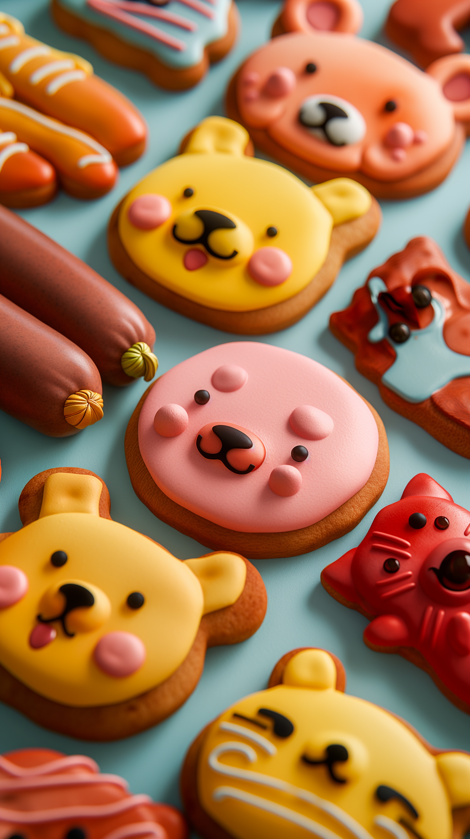 Assorted Animal Decorated Cookies