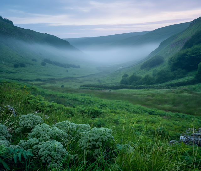 Mystical Green Valley