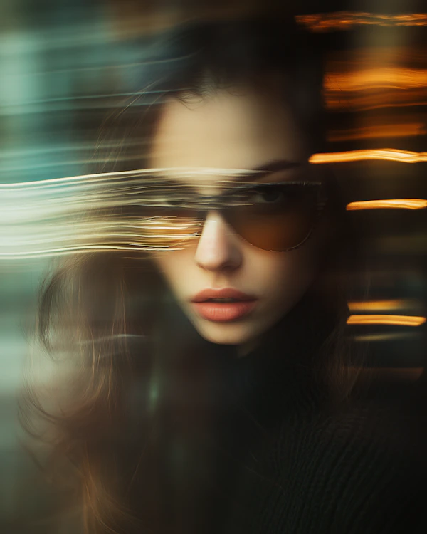 Close-up of Woman with Sunglasses
