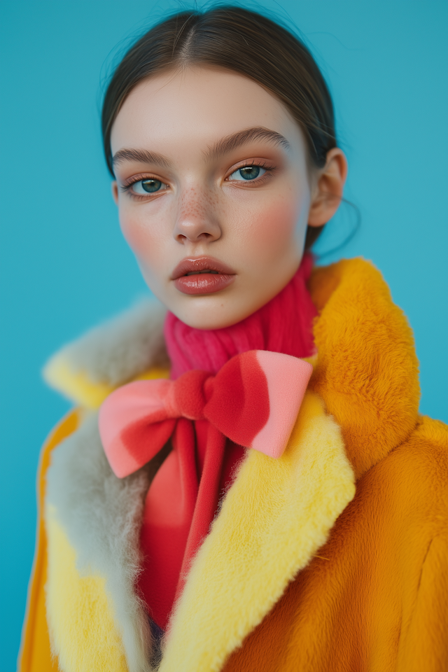 Vibrant Fashion Portrait