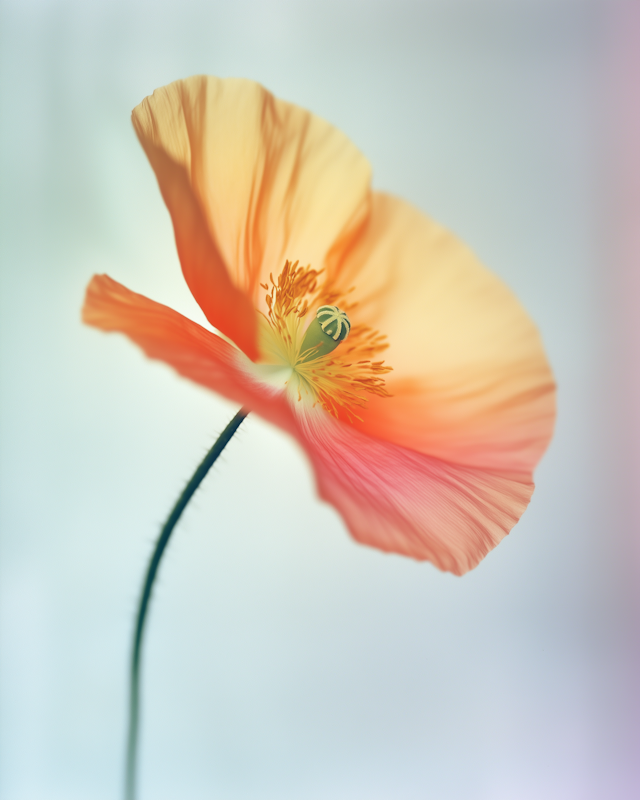 Delicate Poppy Flower