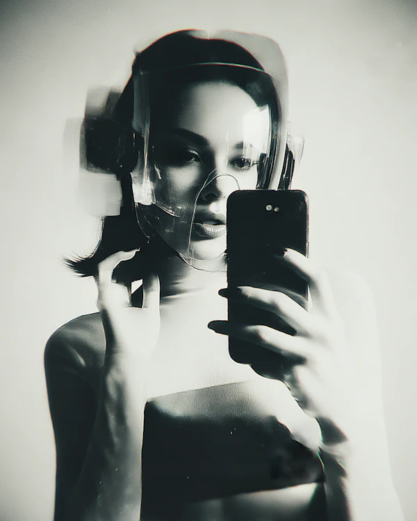 Futuristic Selfie Portrait