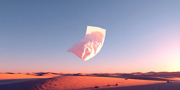 Surreal Desert Sunset