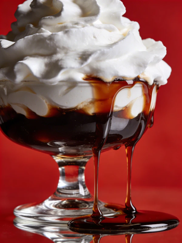 Elegant Dessert Close-Up