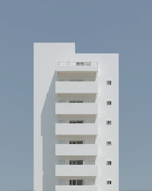 Modern White Building