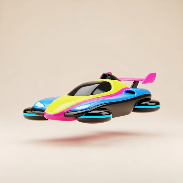 Futuristic Hover Car