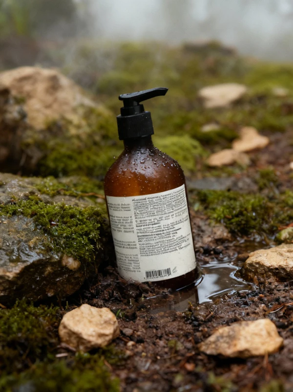 Mossy Bottle Display