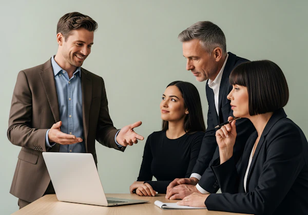 Team Discussion Scene