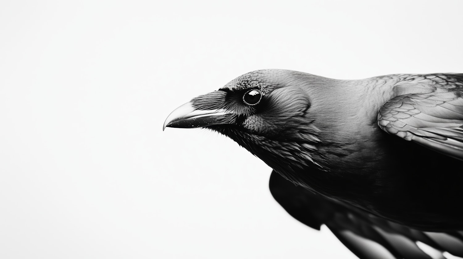 Close-up of a Crow