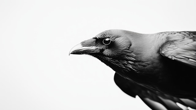 Close-up of a Crow