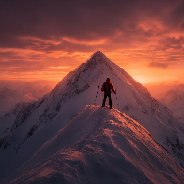 Sunset Mountaineer