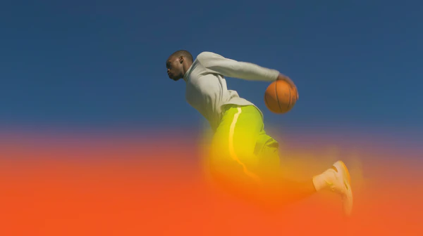 Basketball Action Shot