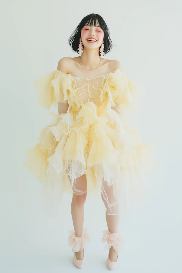 Whimsical Yellow Dress