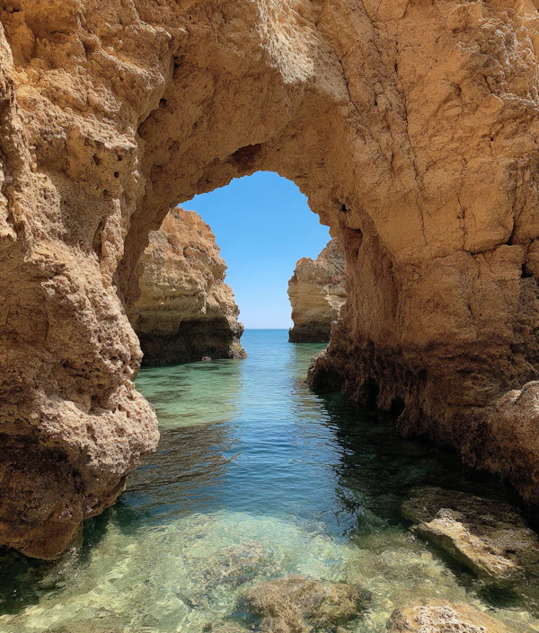 Coastal Rock Arch View
