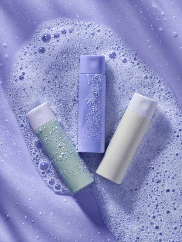 Pastel Bottles on Foam