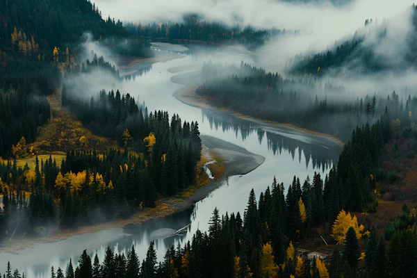 Serene Autumn Landscape