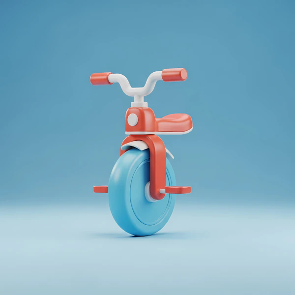 Stylized 3D Unicycle