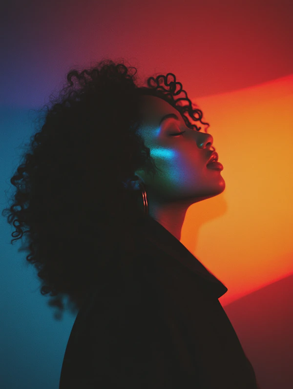 Serene Profile Portrait