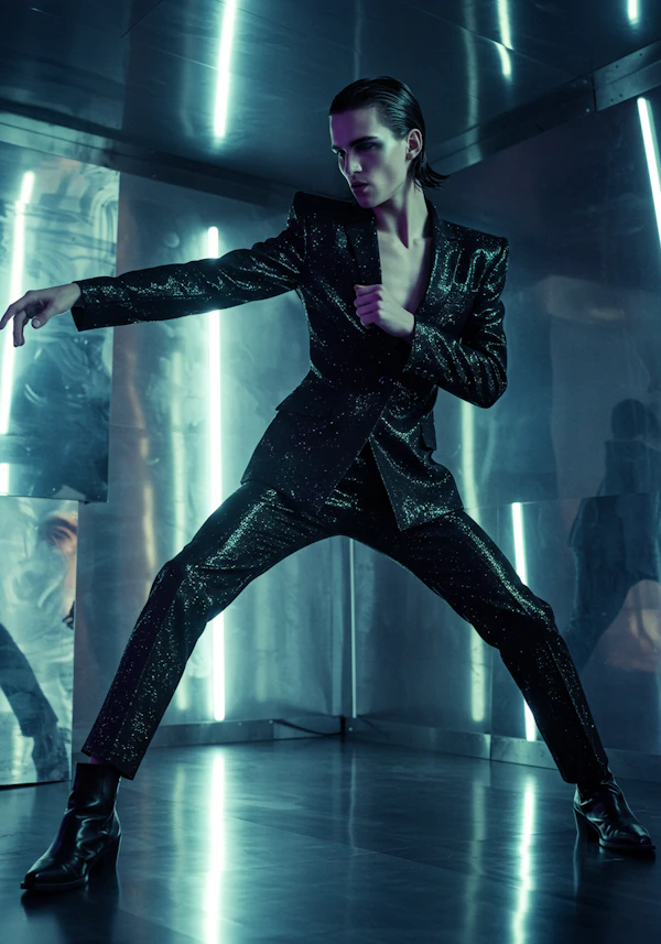 Futuristic Fashion Pose