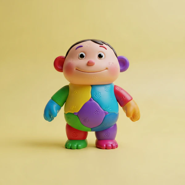 Colorful Toy Figure