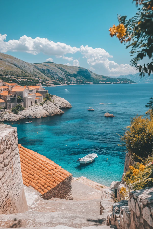 Coastal Scene Serenity