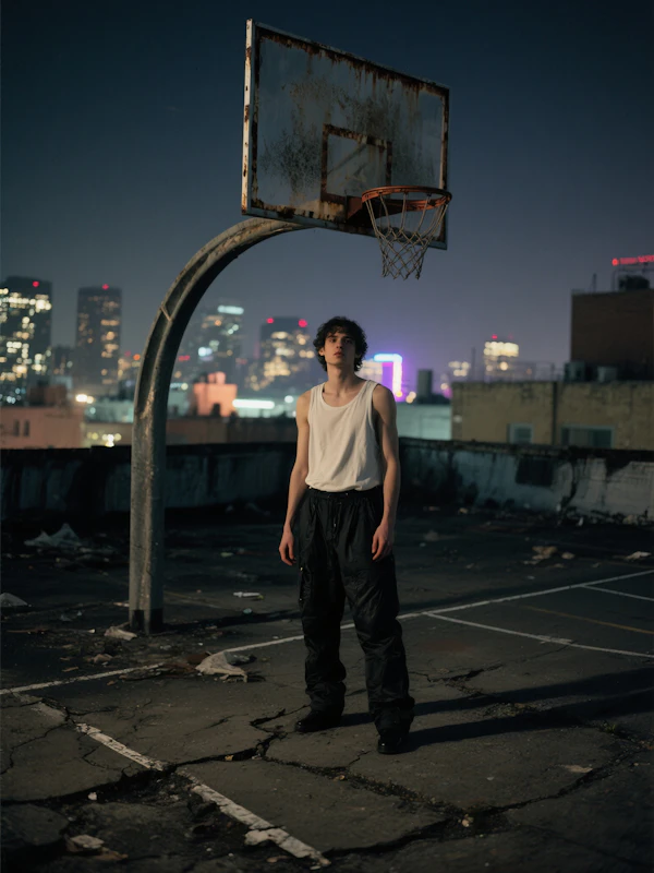 Urban Basketball Scene