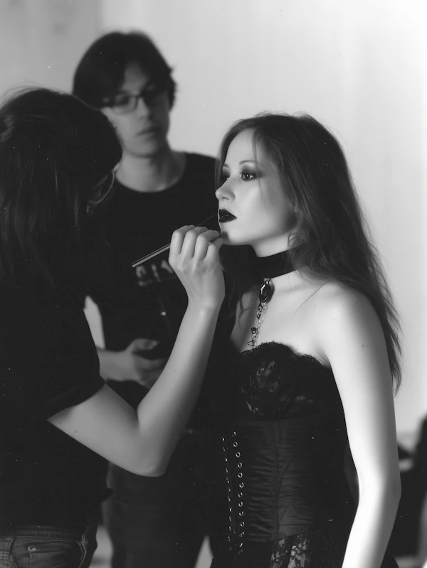 Gothic Photoshoot Scene