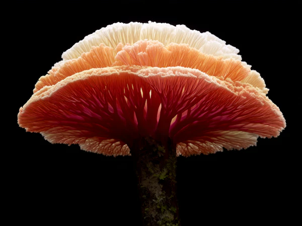 Vivid Mushroom Close-Up