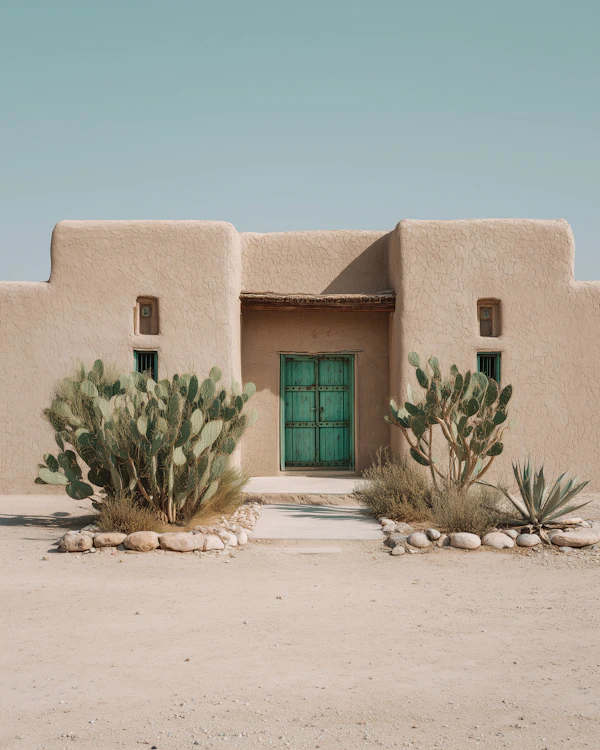Rustic Adobe House