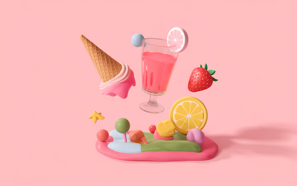 Whimsical Summer Treats and Fruity Elements