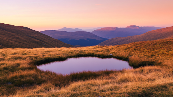 Serene Sunset Landscape