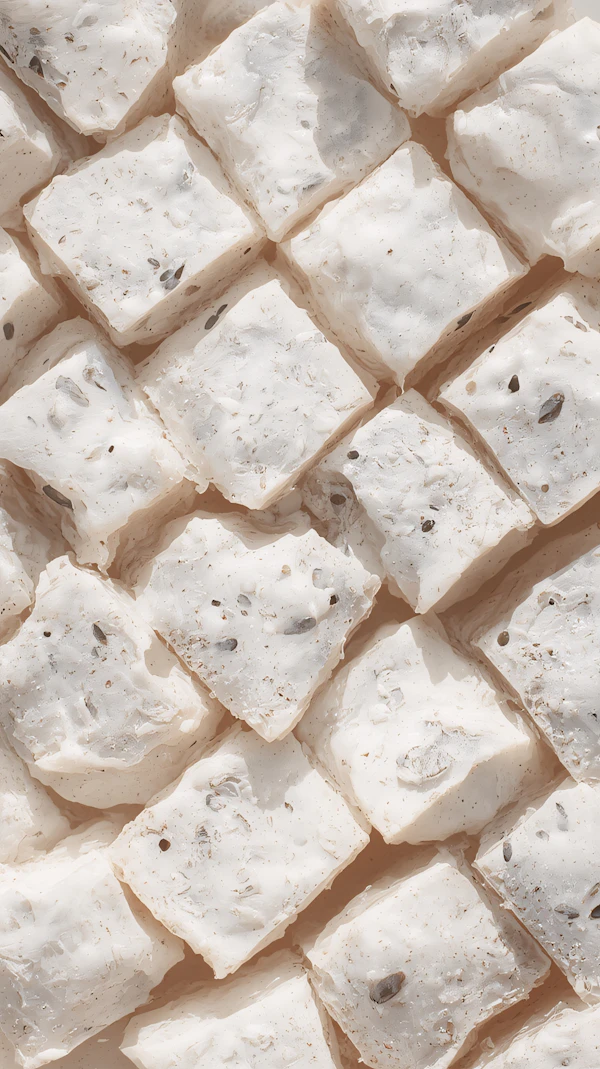 Textured White Cubes