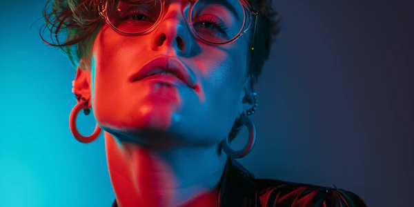 Dramatic Portrait with Striking Lighting