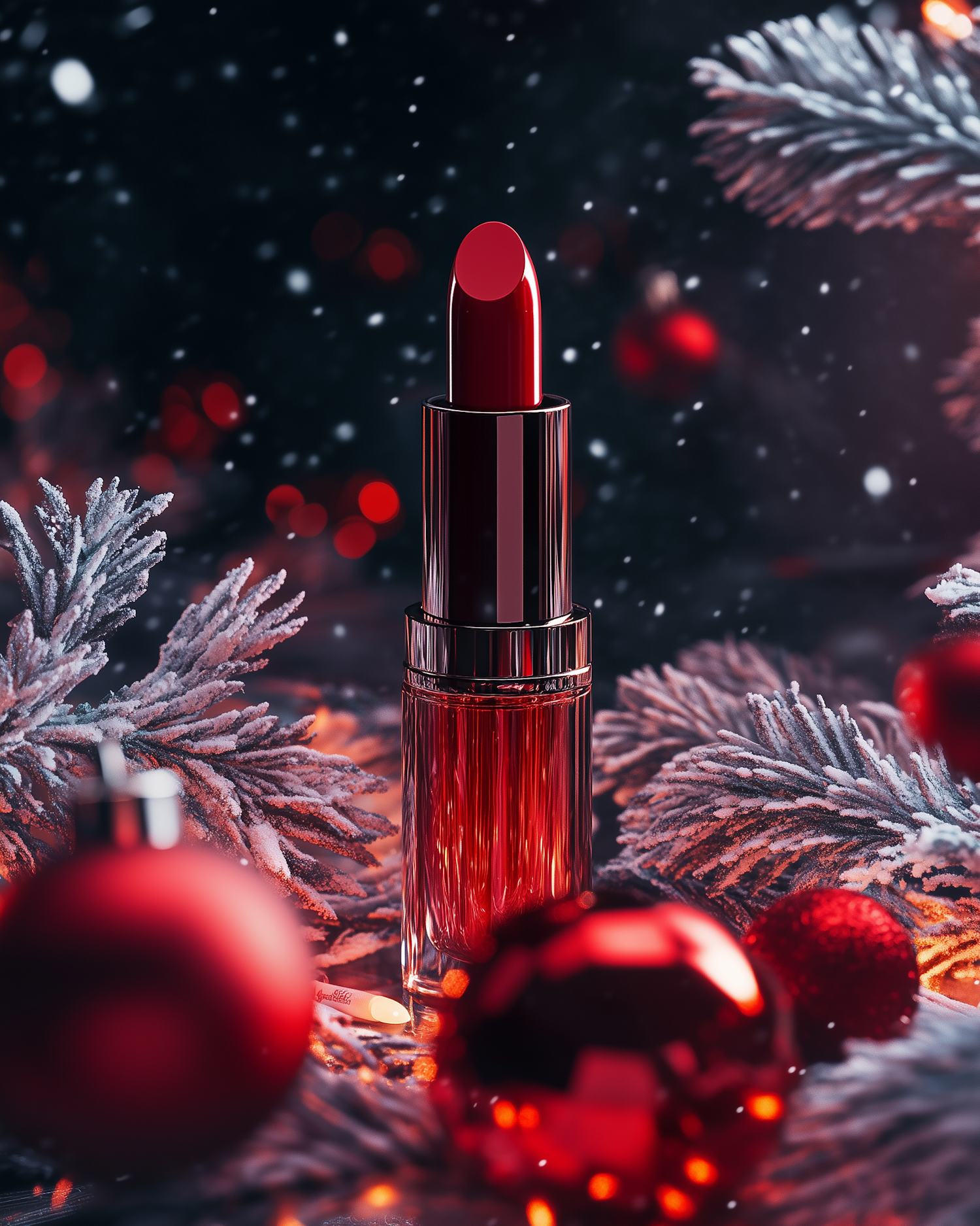 Festive Red Lipstick