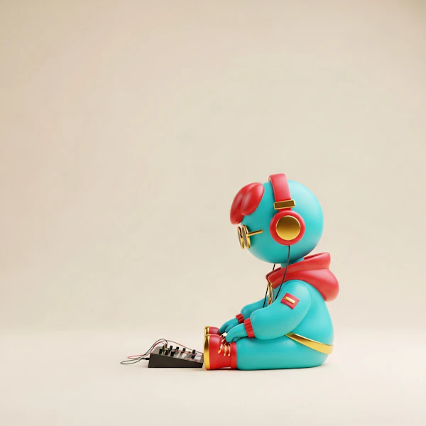 3D Character with Device