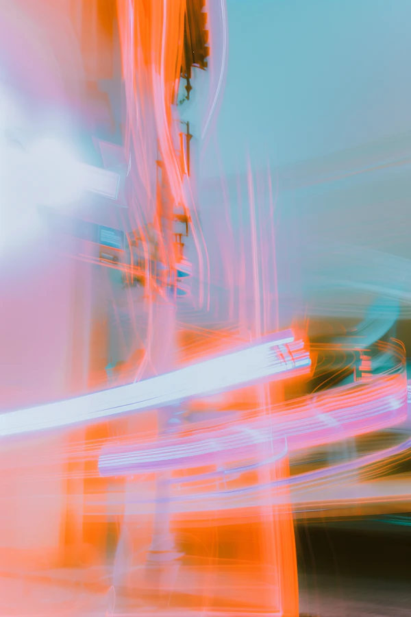 Neon Light Streaks