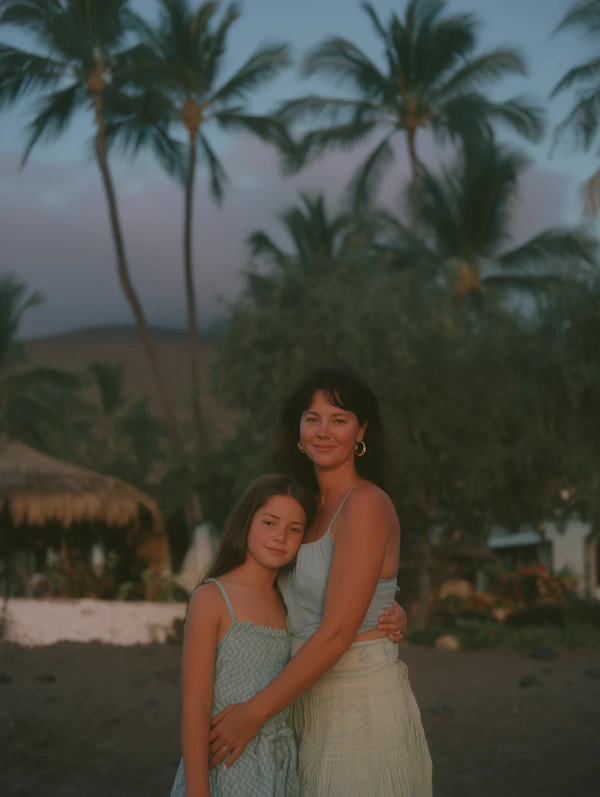 Tropical Family Embrace
