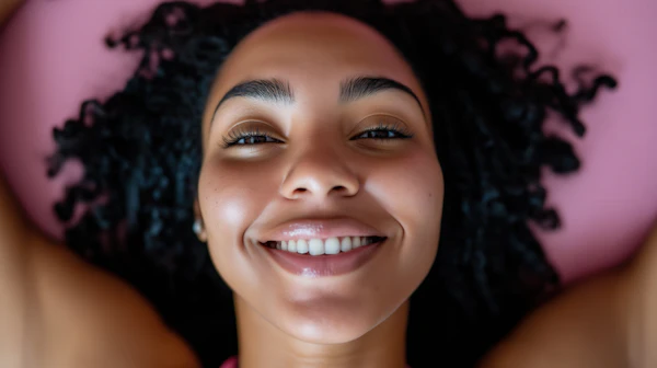 Smiling Woman Close-Up