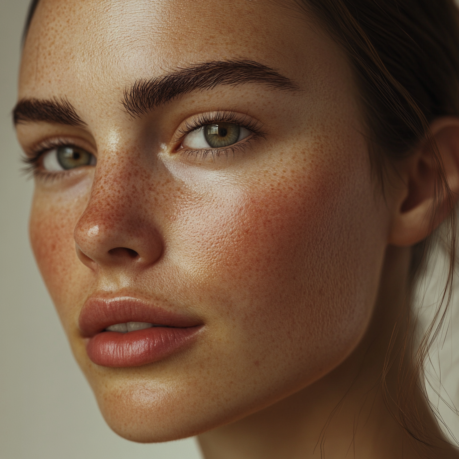 Close-up of Woman's Face