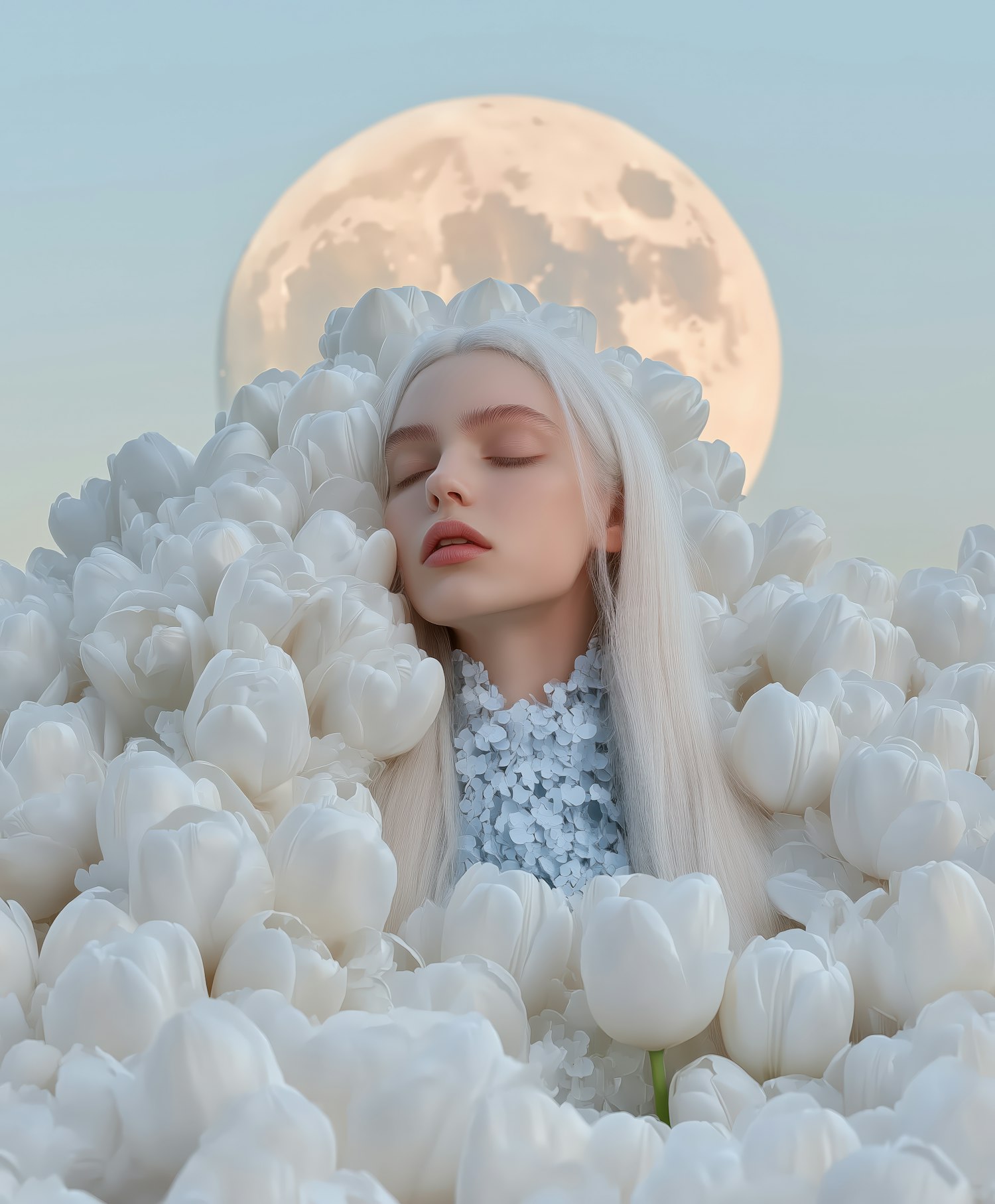 Ethereal Moonlit Scene