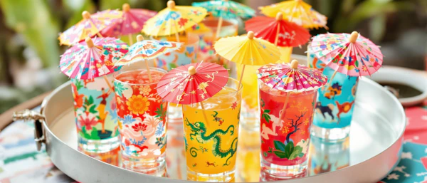 Colorful Tropical Drinks